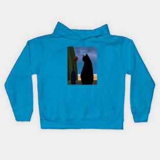 Window Cat Kids Hoodie